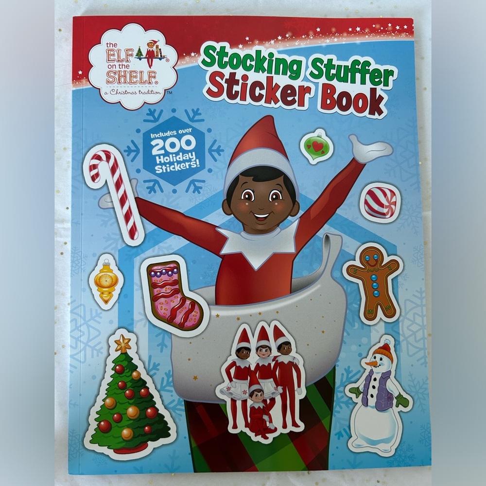 New Elf On The Shelf Sticker Book Stocking Stuffer🎁🎄